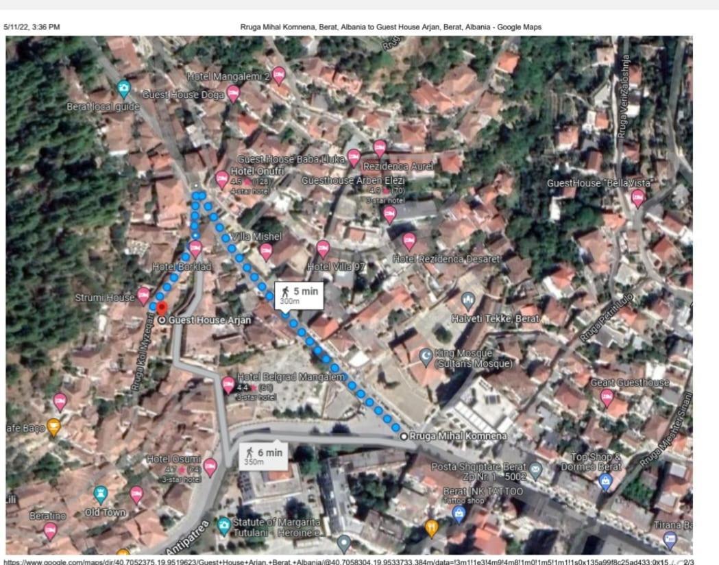 Guesthouse Arjan Berat Dış mekan fotoğraf